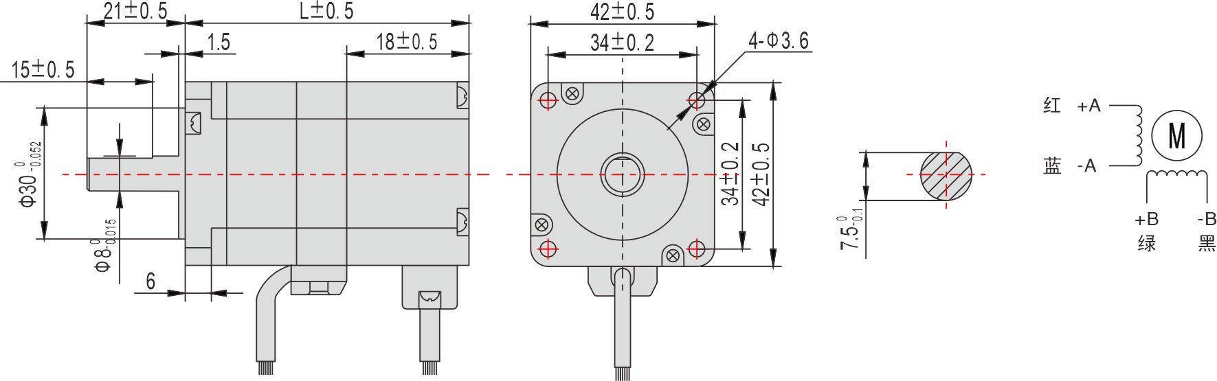 42mm 系列 閉環(huán)步進(jìn)電機(jī)