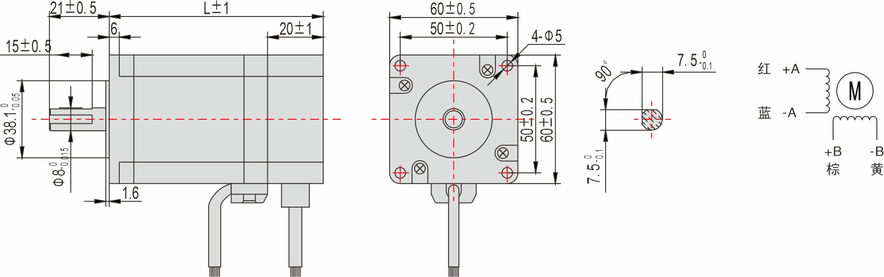 60mm 系列 閉環(huán)步進(jìn)電機(jī)