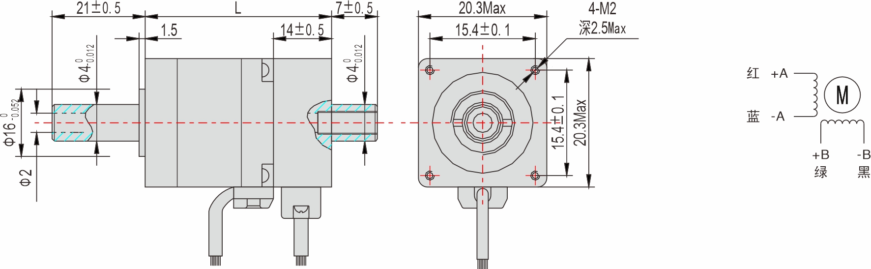 20mm 系列 中空軸閉環(huán)步進(jìn)電機(jī)